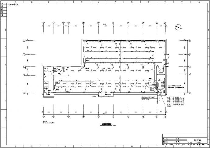 六层框架结构厂房工程电气设计施工图_图1