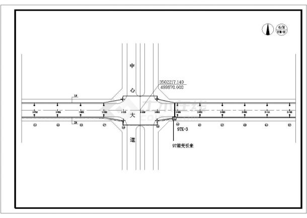 某地区市政全套路灯施工设计CAD图-图一