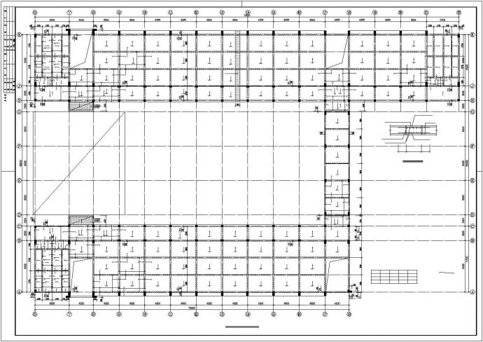 某高校教学楼框架结构设计施工图纸_图1