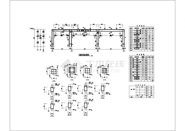 江西省某地区垃圾回收站CAD施工图-图二