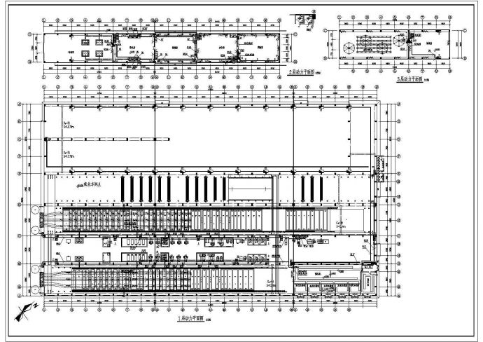 某地三层氧化车间电气设计施工图纸_图1
