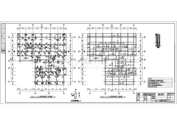 某地十三层（带地下室）框架结构商住楼结构施工图-图一