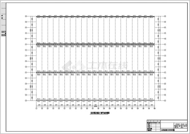 某3x30.1米跨带50吨吊车重钢厂房施工图-图五