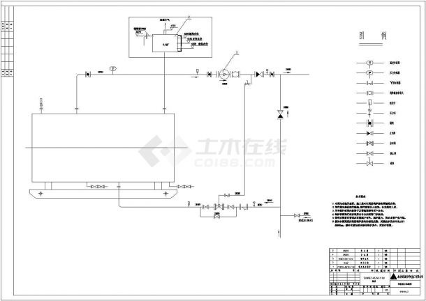 某物流公司锅炉房布置设计图-图二