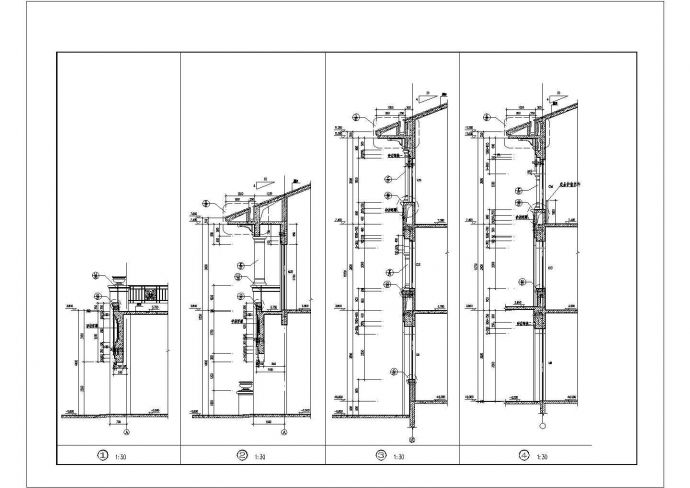 某地区居民住宅别墅设计建筑规划施工图_图1