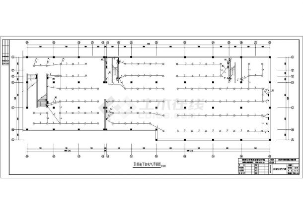 某地4层大空间办公楼电气设计施工图-图二