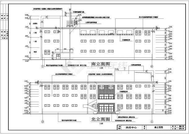 某泰式洗浴中心全套建筑设计施工图-图一