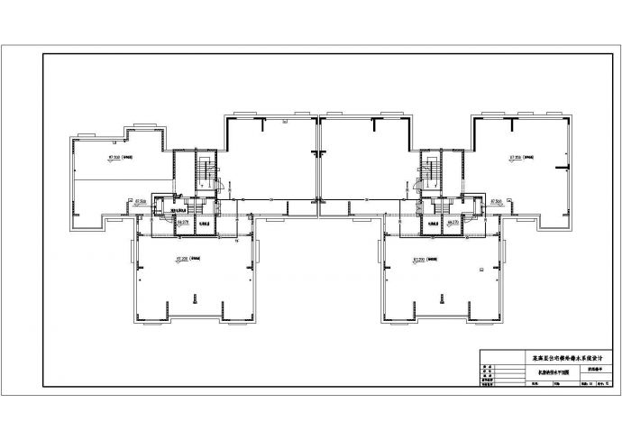 某小区二十四层框架结构住宅楼给排水设计图_图1