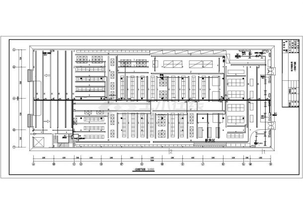 某二层超市建筑电气设计CAD平面图-图二