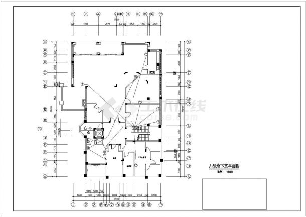 某地区三层别墅住宅建筑设计电气图-图二