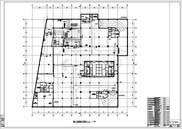 某高层建筑给排水cad设计施工图纸-图二