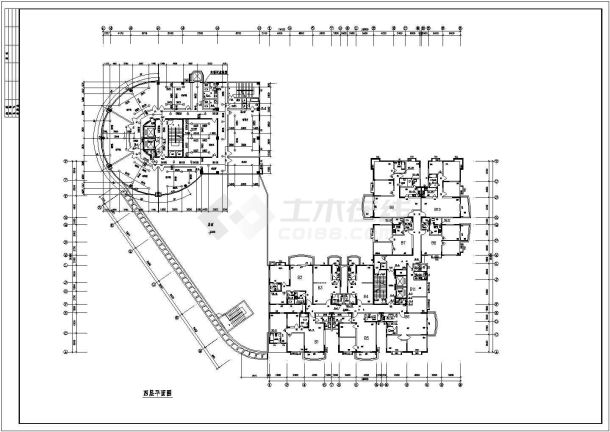 某地两栋住宅楼给排水工程设计施工图-图一