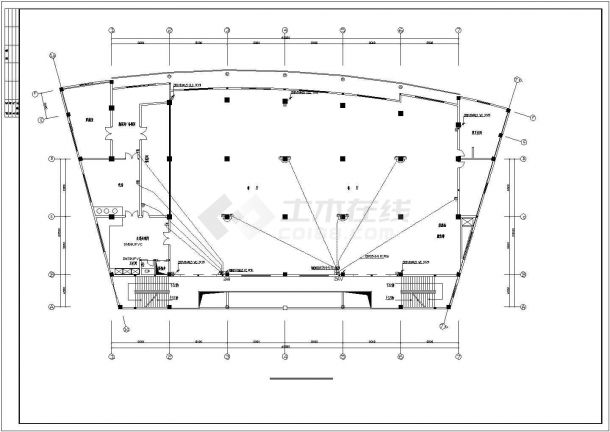 食堂综合楼建筑完整电气设计施工图纸-图二