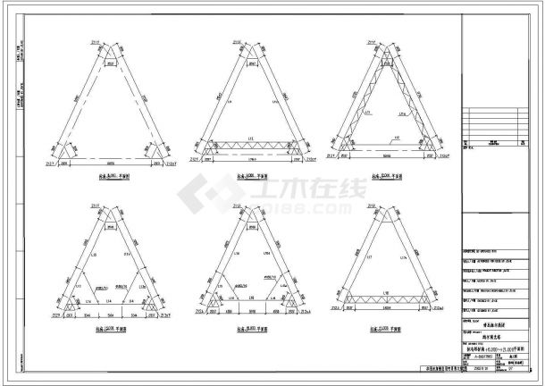 青岛海尔集团钢结构观光塔施工图纸-图二