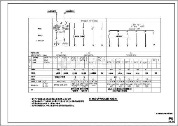 某地区物业楼电气设计CAD设计图纸-图一