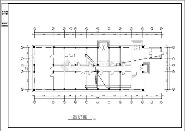某防疫站综合楼建筑电气设计施工图-图二