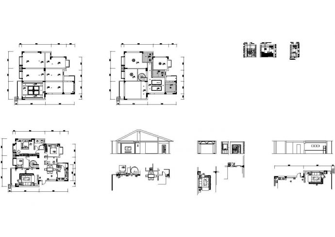 某小区欧式极精致别墅设计方案施工图_图1