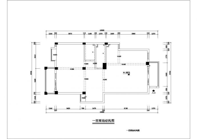 某二层欧式别墅装修CAD射虎施工图_图1