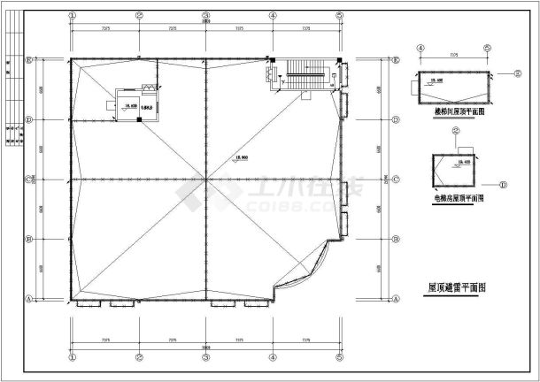 某地四层展厅建筑设计规划电气施工图-图二
