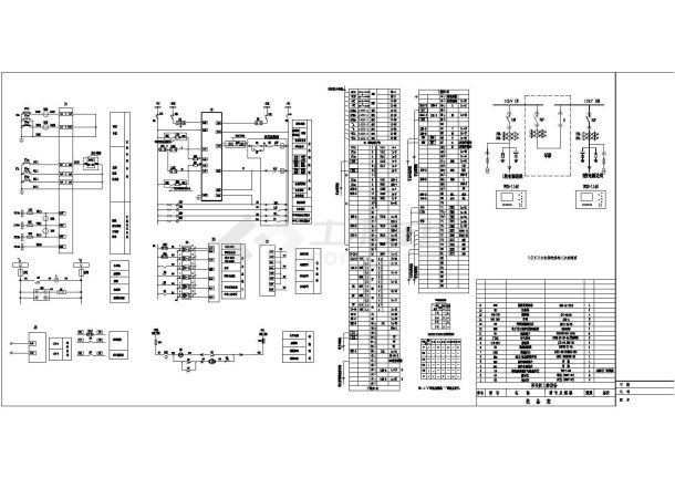 某地区某公安厅高压配电套CAD设计图纸-图二
