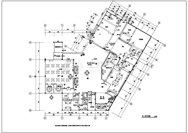 重庆某国际医院装修工程施工图-图一