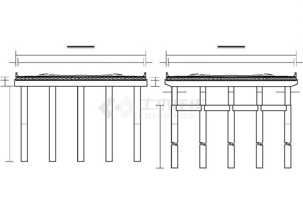 某地区预应力空心板桥梁结构cad施工图纸-图二