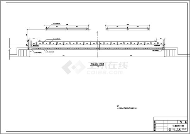 技术施工阶段某小码头全套结构钢筋图-图二