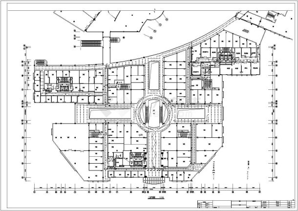 某商业城建筑电气设计施工CAD图纸-图一