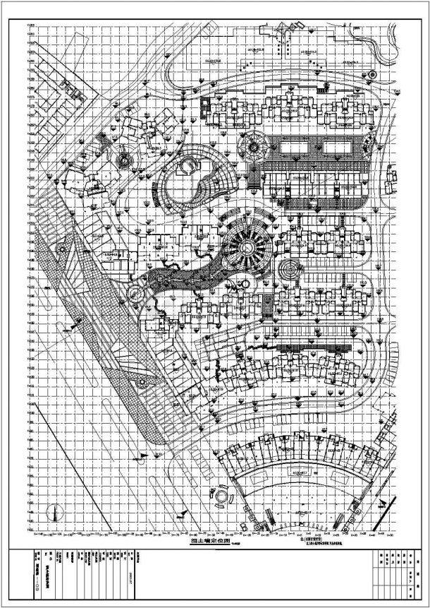 上海某住宅小区环境设计工程全套施工图-图一