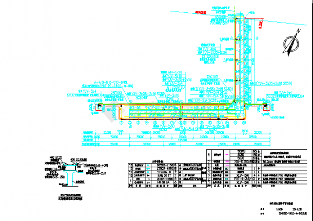 5000吨级建材码头电气设计施工图纸-图一