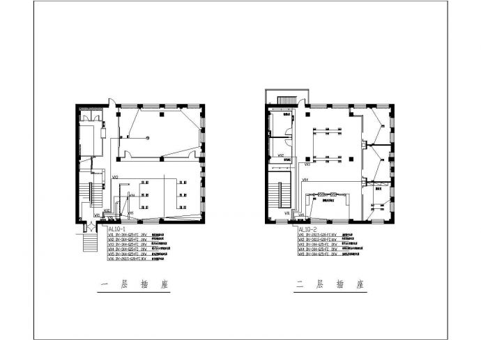 某地区2层办公楼电气设计施工详图_图1