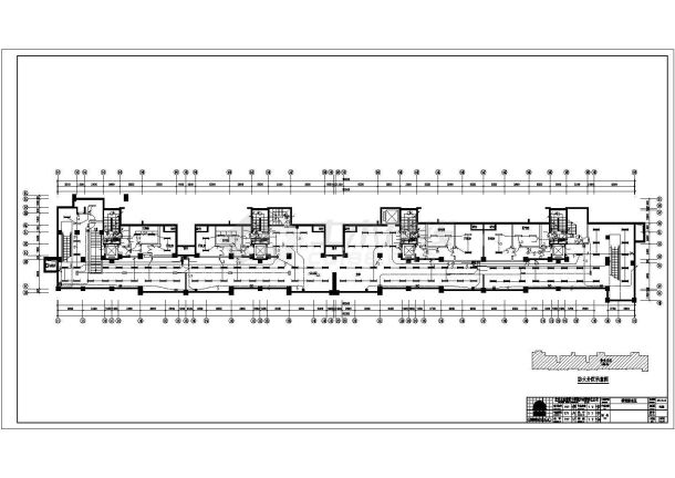 某多层住宅楼电气设计CAD施工图-图二