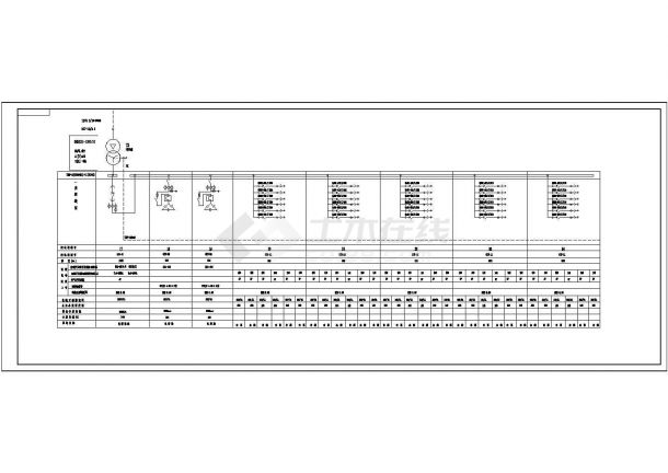 某地区电站、变电所电气及设备23CAD设计图纸-图一