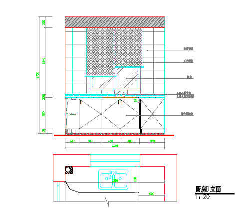 室内装修全套cad施工图-图一