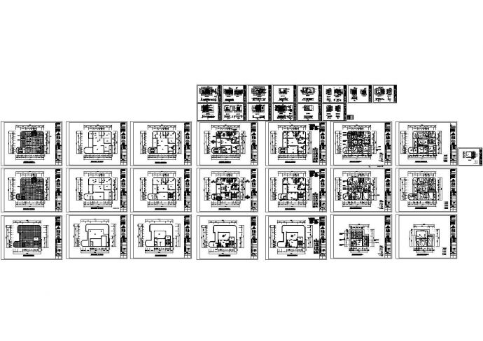 某小区小型别墅建筑结构设计施工图纸_图1