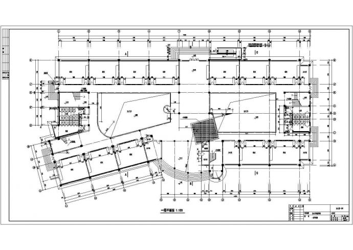 某地区某大学教学楼全套CAD设计图纸_图1