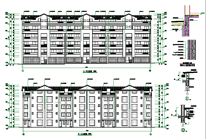 某住宅楼全套cad施工图