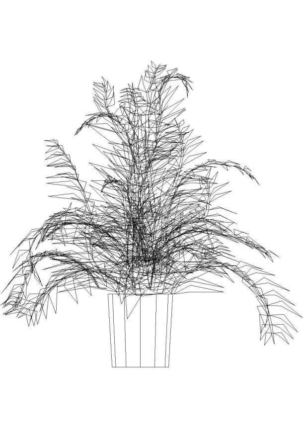 常用CAD图块大全-植物-图二