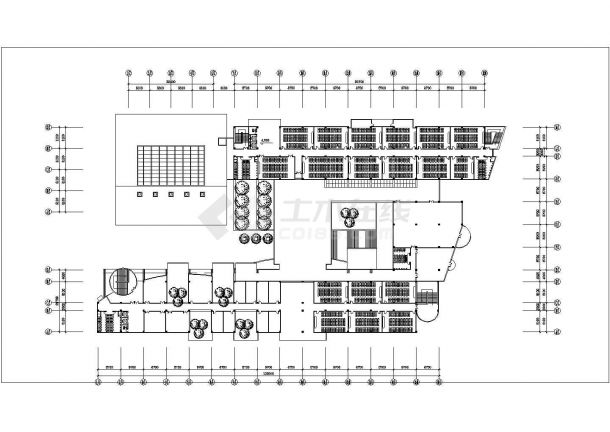 某地区某大学教学楼方案CAD设计图纸-图二