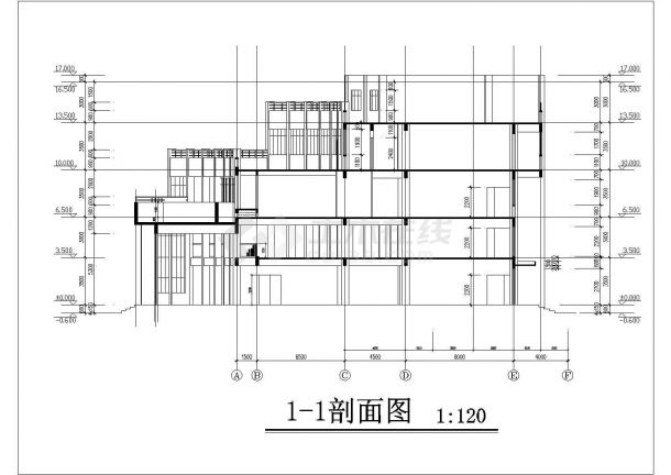 江苏省某城镇海滨酒店设计方案及效果图-图一