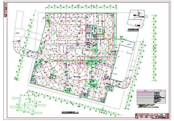 某高层电气设计cad施工图纸-图一