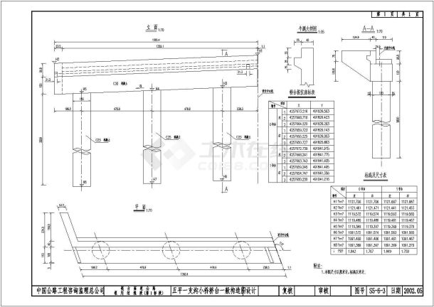 XX桥梁全套建筑设计cad施工图纸-图二