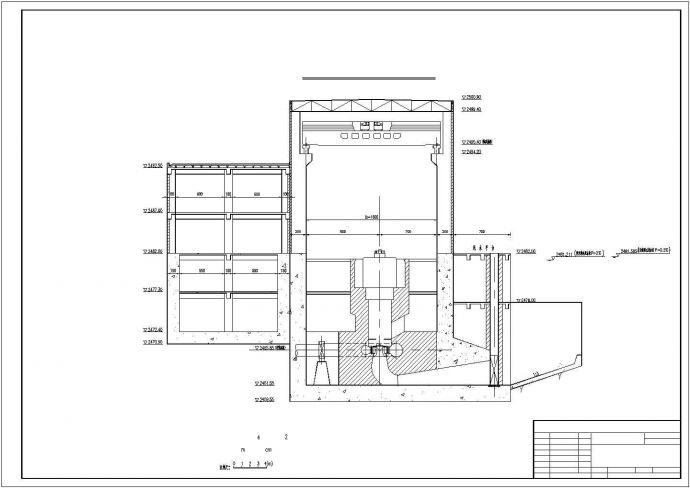 某地二瓦槽水电站厂房整套CAD设计图_图1
