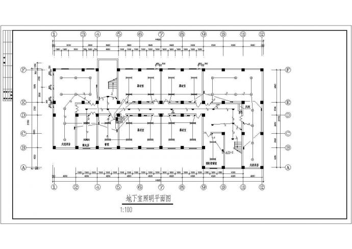综合楼建筑全套电气设计CAD图纸_图1