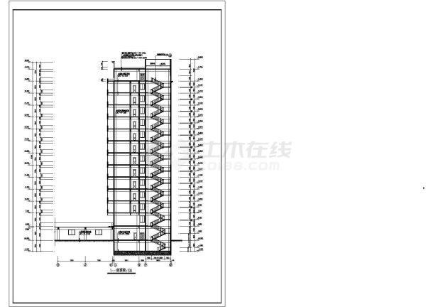 某地五层酒店建筑设计规划施工方案-图一