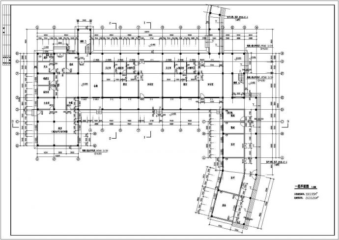 某三层幼儿园建筑设计方案图（设计院出品）_图1