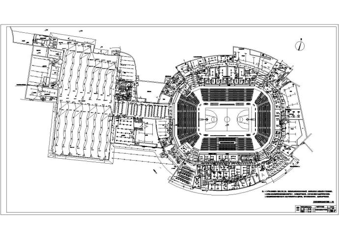 某大型体育馆智能照明系统图纸（一）_图1