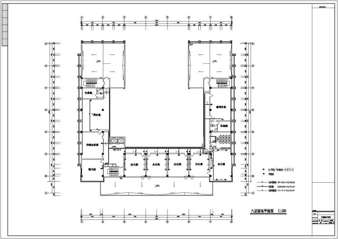 某建筑综合布线电气施工CAD图纸_图1