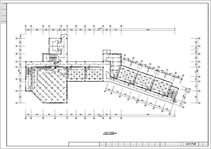 某学校综合楼建筑电气设计施工图纸_图1
