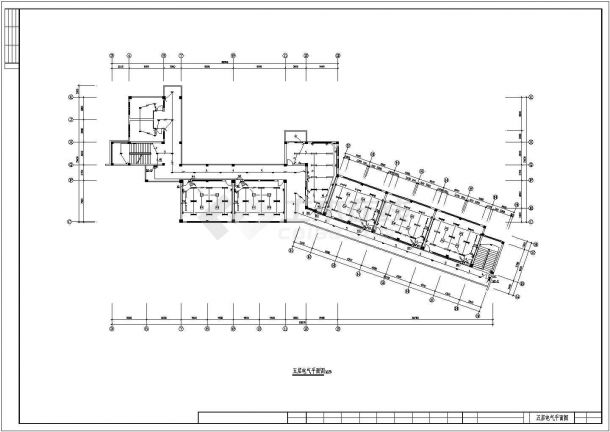 某学校综合楼建筑电气设计施工图纸-图二